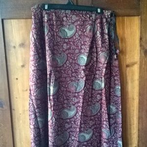 Sacred Thread Paisley Maxi Skirt